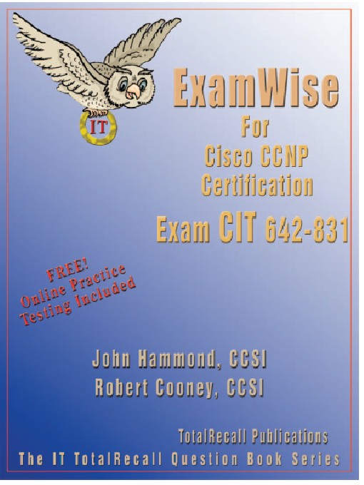 Title details for ExamWise For Cisco CCNP Certification Examination 642-831 by Synoia Digital Press - Available